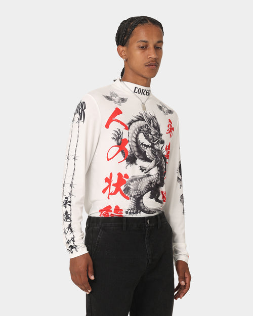 Loiter Drago Long Sleeve T-Shirt Off White