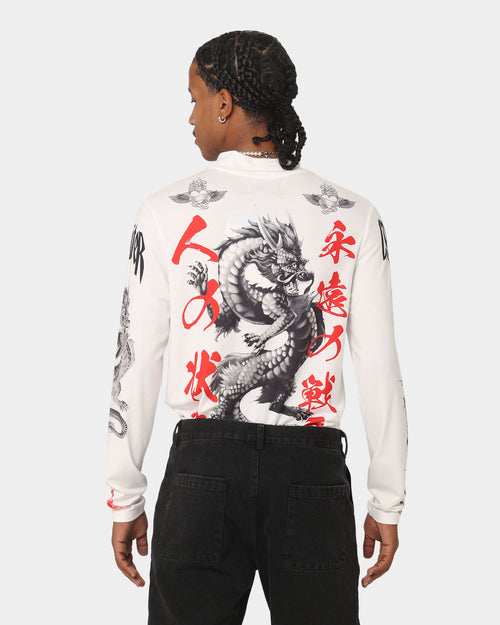 Loiter Drago Long Sleeve T-Shirt Off White