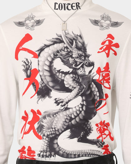 Loiter Drago Long Sleeve T-Shirt Off White