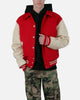 MNML Collared Varsity Jacket Red/White