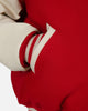MNML Collared Varsity Jacket Red/White