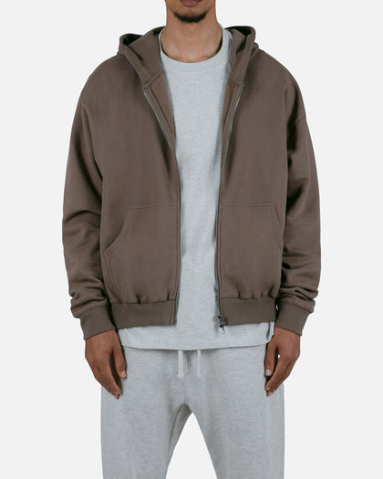 MNML Basic Zip Up Hoodie Brindle