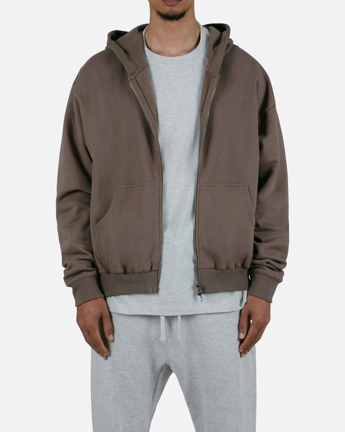 MNML Basic Zip Up Hoodie Brindle