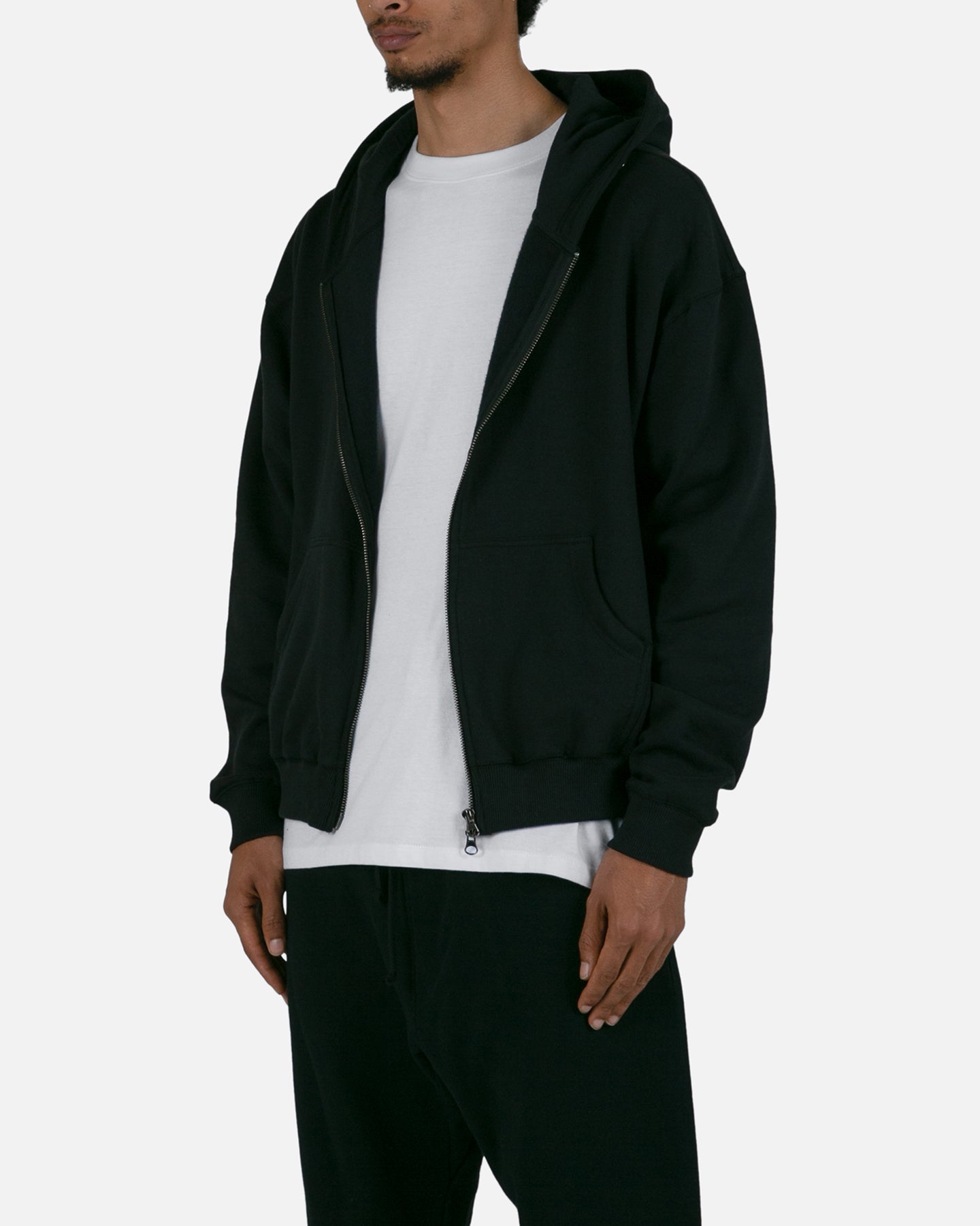 MNML Basic Zip Up Hoodie Black | Culture Kings US