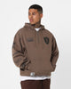 New Era Las Vegas Raiders 1/4 Zip Hoodie Brown