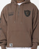 New Era Las Vegas Raiders 1/4 Zip Hoodie Brown