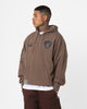 New Era Las Vegas Raiders 1/4 Zip Hoodie Brown
