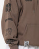 New Era Las Vegas Raiders 1/4 Zip Hoodie Brown