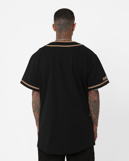 New Era Las Vegas Raiders Button Up T-Shirt Black