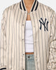 New Era New York Yankees Varsity Jacket Light Beige