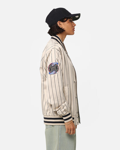 New Era New York Yankees Varsity Jacket Light Beige