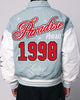 Loiter Paradise Varsity Jacket Light Blue