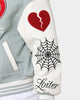 Loiter Paradise Varsity Jacket Light Blue