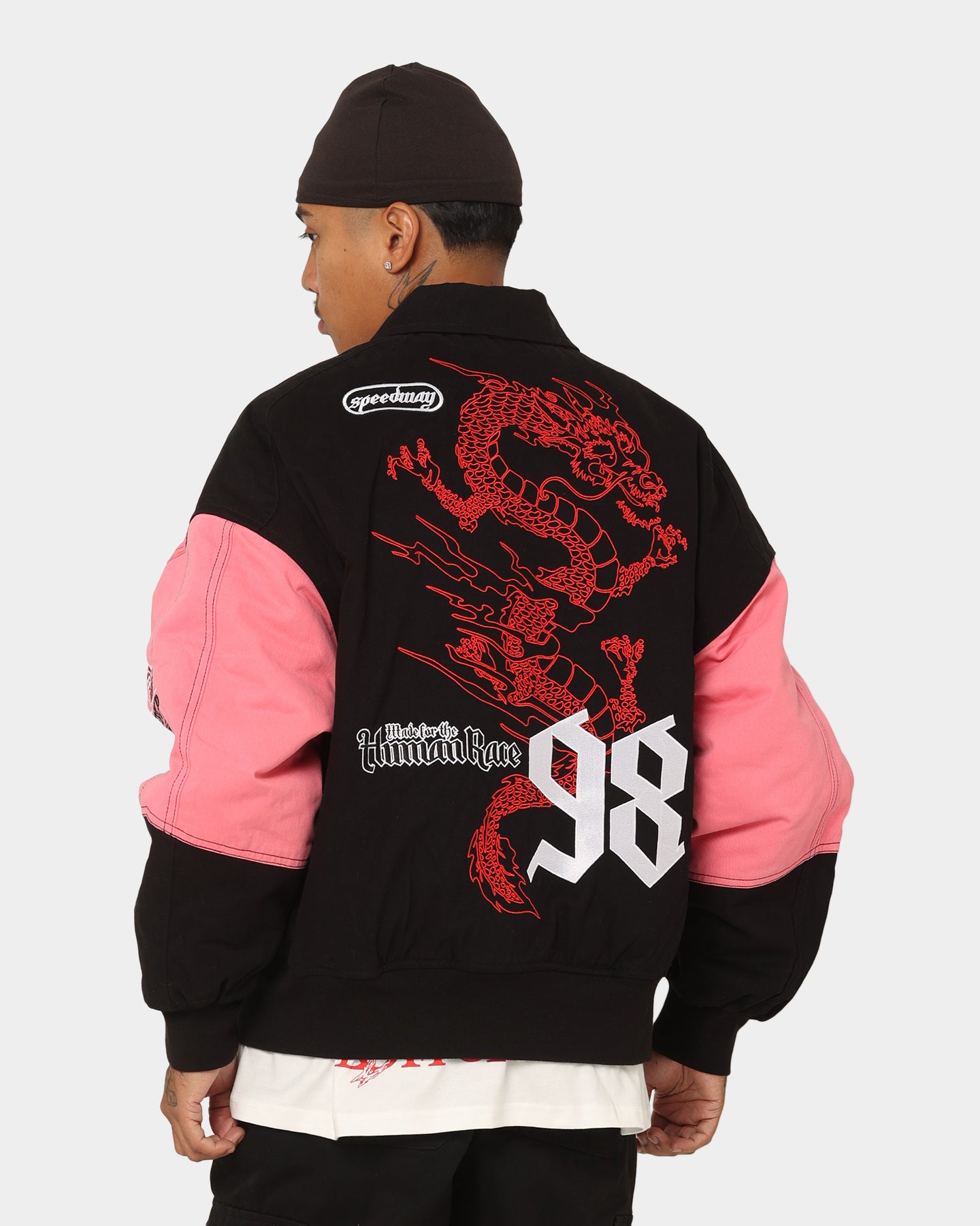 Loiter Drift Circuit Jacket Pink/Black | Culture Kings US