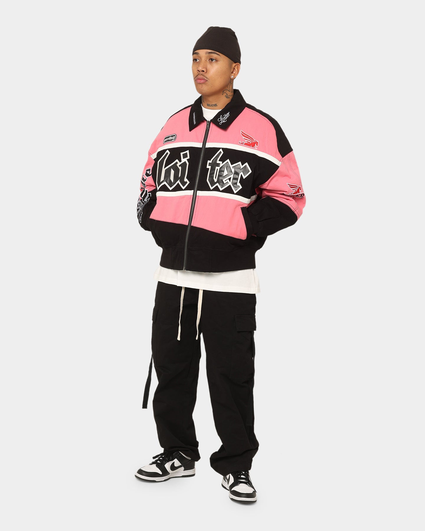 Loiter Drift Circuit Jacket Pink/Black | Culture Kings US