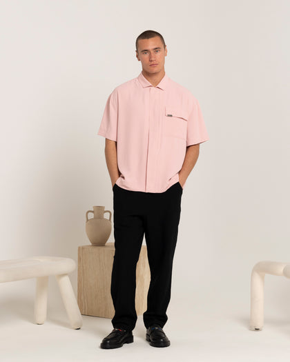 Carré Exceptional Pocket Oversized Shirt Pink