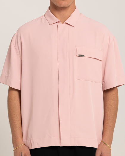 Carré Exceptional Pocket Oversized Shirt Pink