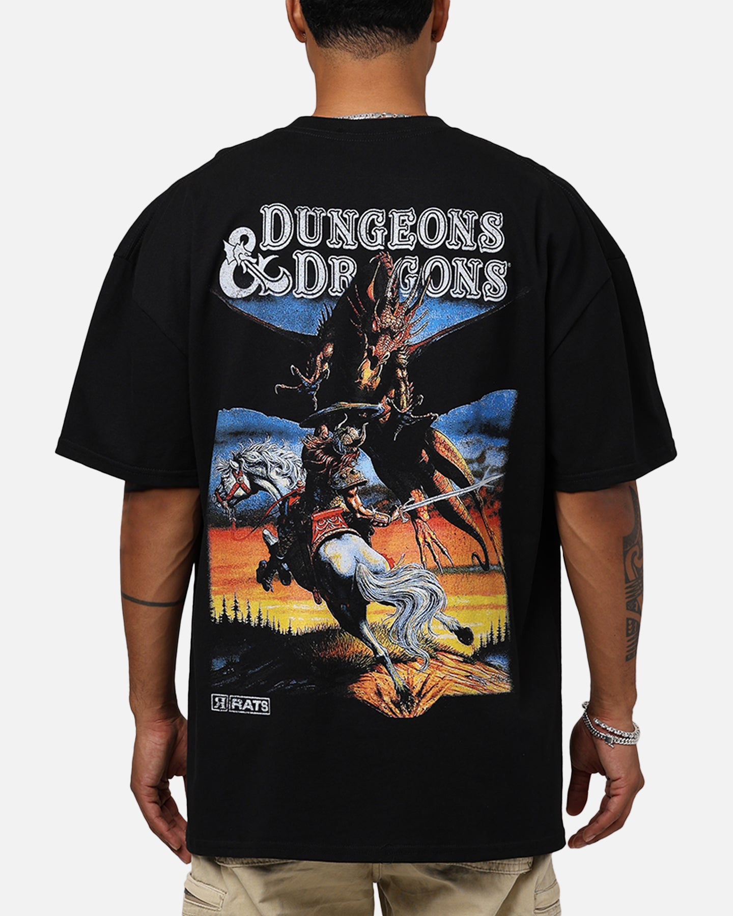 Rats Get Fat X Dungeons And Dragons Wizard Heavyweight Vintage T