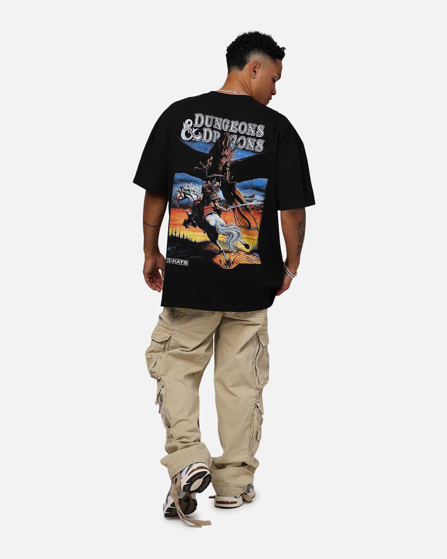 Rats Get Fat X Dungeons And Dragons Wizard Heavyweight Vintage T