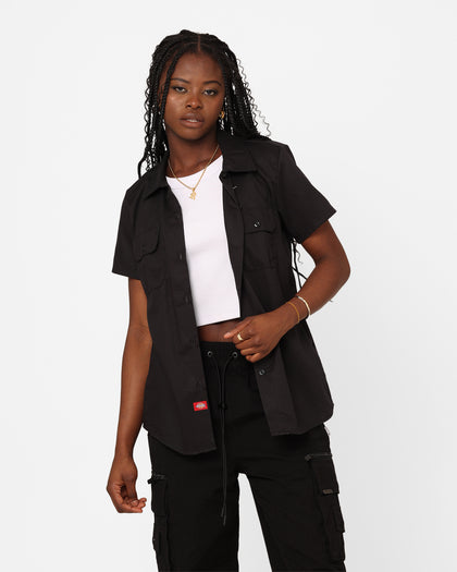 Dickies Women's 574 Short Sleeve Work Shirt Black