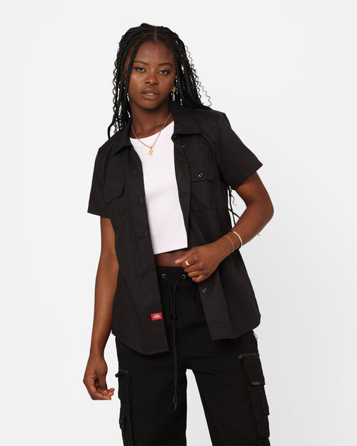 Dickies Women's 574 Short Sleeve Work Shirt Black