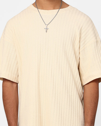 XXIII Karl Knit T-Shirt Cream