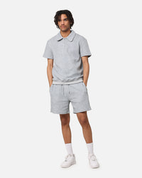 XXIII Danny Knit Polo Shirt Grey