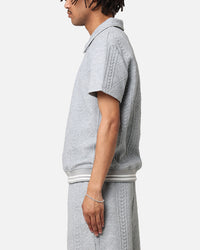 XXIII Danny Knit Polo Shirt Grey