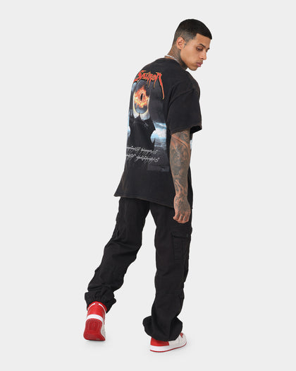 American Thrift X The Lord Of The Rings Sauron Vintage T-Shirt Washed Black