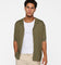 XXIII Terry Knit Button Up Shirt Khaki