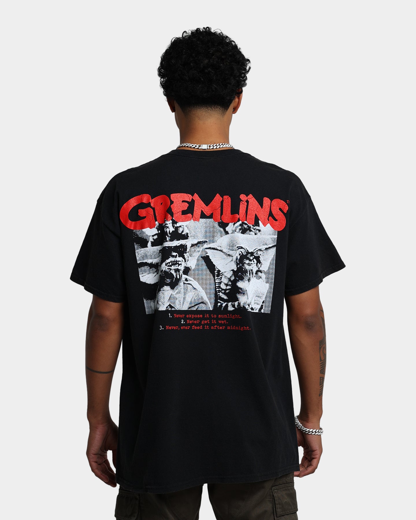 73Studio X Gremlins Gremlins Vintage T-Shirt Black Wash | Culture