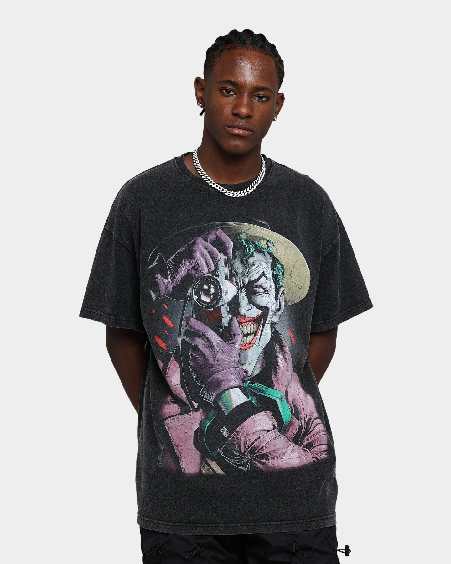 Goat Crew X DC Batman The Killing Joke Vintage T-Shirt Black Wash