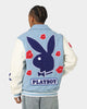 Playboy By CK Team Varsity Jacket Blue/Off White