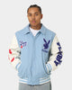 Playboy By CK Team Varsity Jacket Blue/Off White