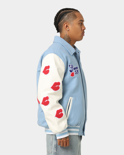 Playboy By CK Team Varsity Jacket Blue/Off White