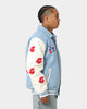 Playboy By CK Team Varsity Jacket Blue/Off White