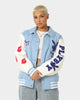 Playboy By CK Team Varsity Jacket Blue/Off White
