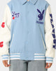 Playboy By CK Team Varsity Jacket Blue/Off White
