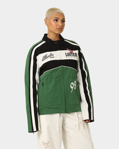 Loiter Motor Jacket Green