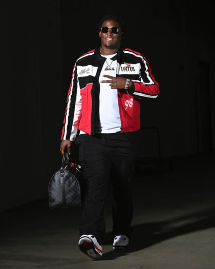 Loiter Motor Jacket Red