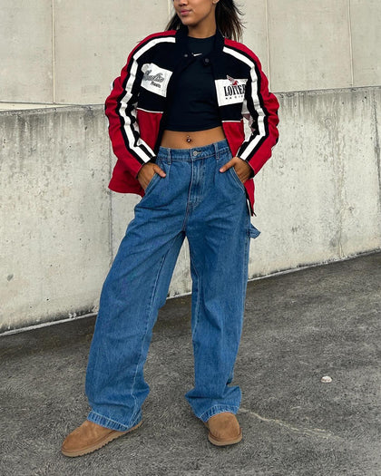 Loiter Motor Jacket Red