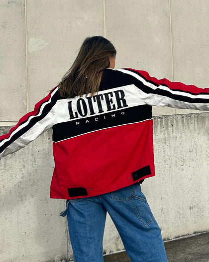 Loiter Motor Jacket Red