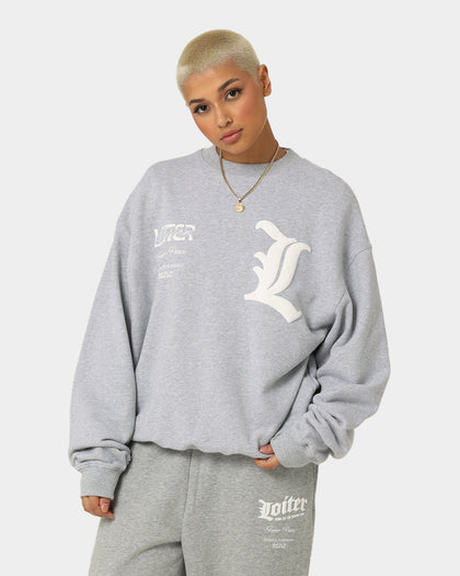 Loiter Art Studio Crewneck Grey
