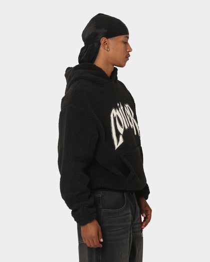 Loiter Sherpa Hoodie Black