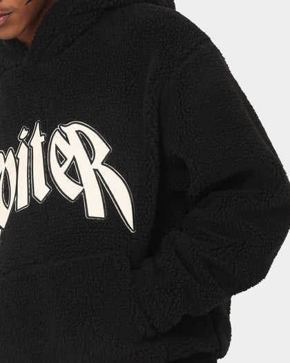 Loiter Sherpa Hoodie Black