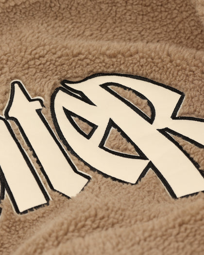 Loiter Sherpa Hoodie Tan
