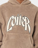 Loiter Sherpa Hoodie Tan