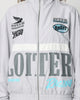 Loiter Speedway Windbreaker Jacket Grey