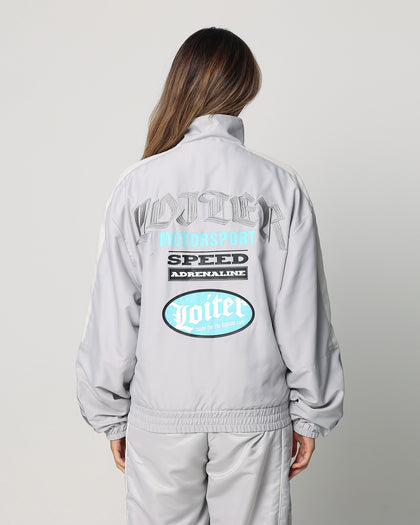 Loiter Speedway Windbreaker Jacket Grey