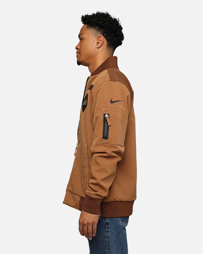 Nike Buffalo Bills 'Salute To Service' Bomber Jacket Ale Brown/Caca